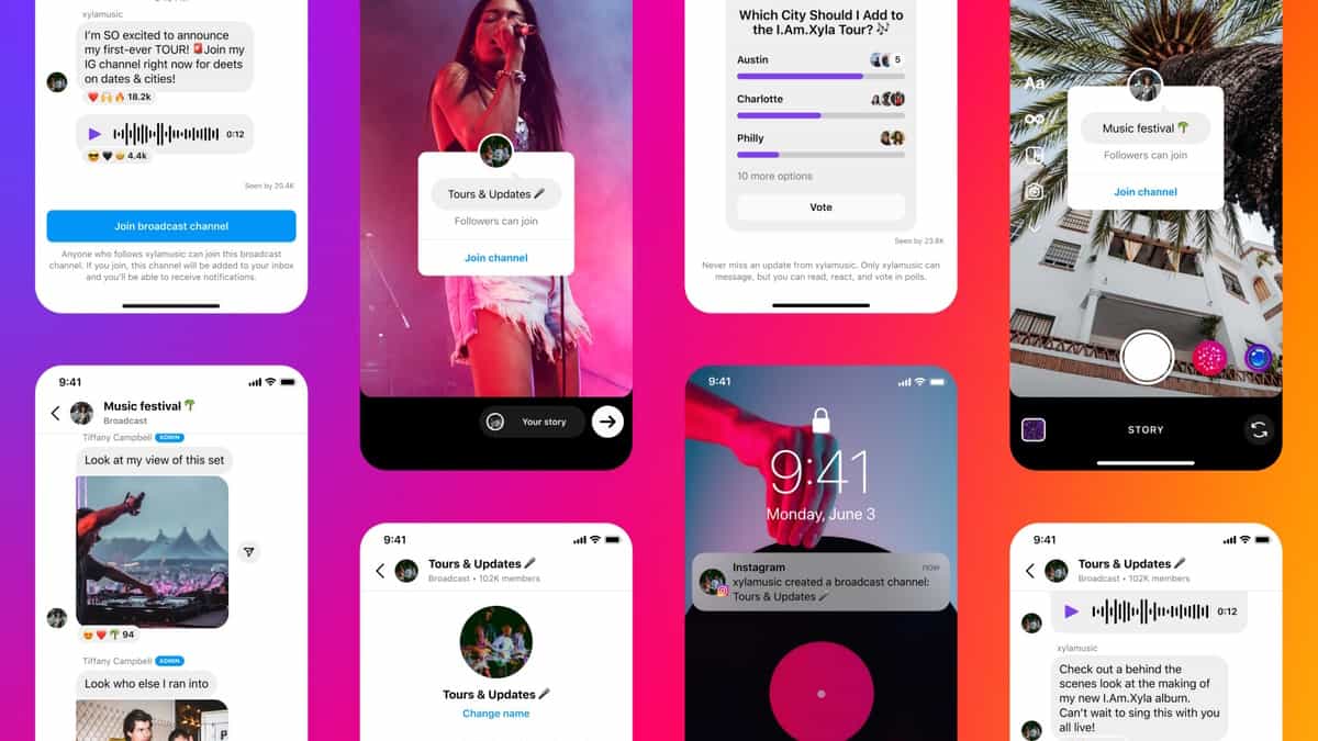 Instagram agora tem Channels: Meta aposta em uma nova forma de interação entre criadores e usuários
